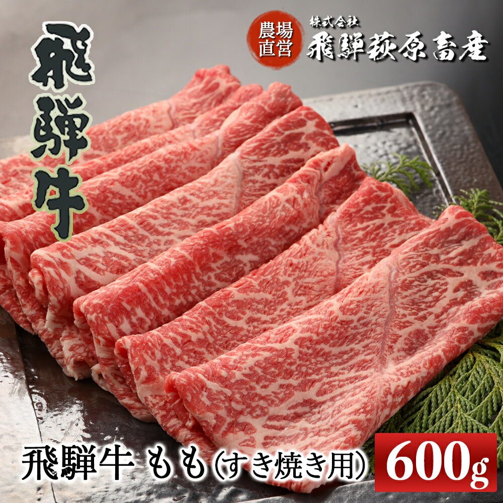 飛騨牛 【ふるさと納税】飛騨牛 ももすき焼き用 600g 【冷凍】最高級 国産 牛肉 肉 和牛 赤身 人気 ブランド牛 和牛 すきやき スキヤキ 下呂温泉 飛騨 ギフト 贈り物 贈答 赤身 霜降り 父の日 母の日 お歳暮 お中元 お祝い 33000円 岐阜県 下呂市