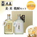 【ふるさと納税】【天領酒造】「天真」麦・米セット 麦焼酎 米焼酎 （各 720ml×1本）焼酎 お酒 下呂温泉 おすすめ 蔵元 飛騨 贈答品 贈..