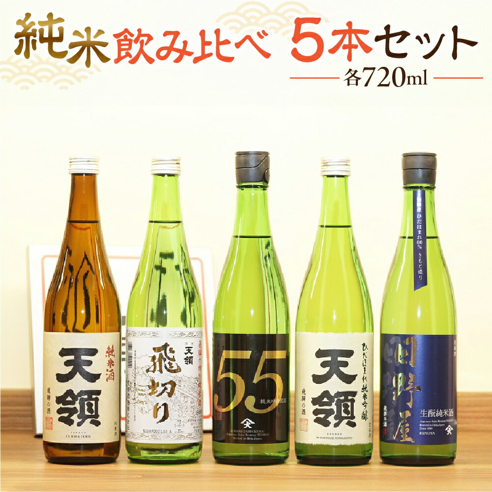 【ふるさと納税】【天領酒造】「純米 飲みくらべ」Dセット5本