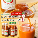 【今井農園】トマトケチャップ 2個（380g×2）トマトジュース 3本（350ml×3） とまと 完熟トマト ケチャップ トマトソース ギフト 贈答品 贈り物 プレゼント ジュース 野菜 お歳暮 お中元 父の日 母の日 敬老の日 11000円 岐阜県 下呂市