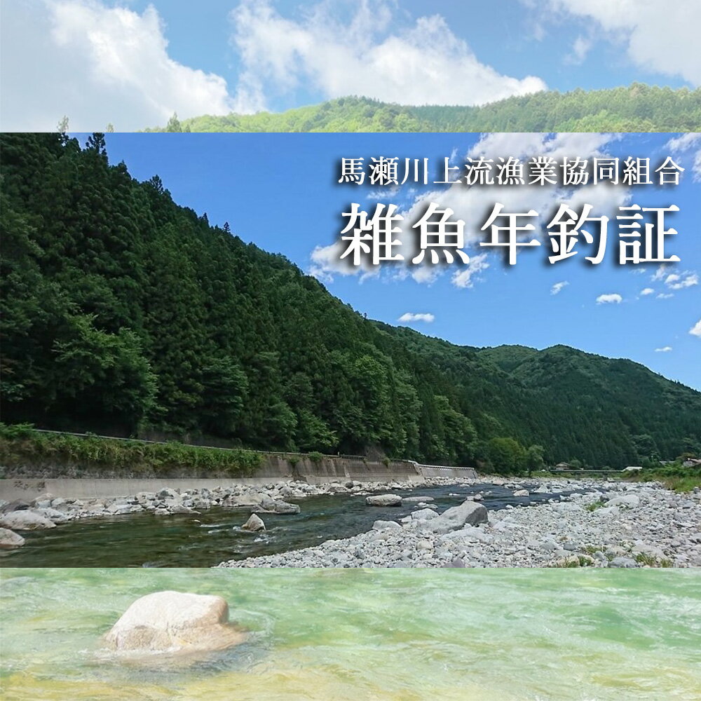 19位! 口コミ数「0件」評価「0」【令和6年】馬瀬川上流雑魚年釣証 ≪解禁日2月23日(金)≫1枚 2024年 雑魚 年券 釣り 渓流釣り 清流 馬瀬川 魚釣り アマゴ イワ･･･ 