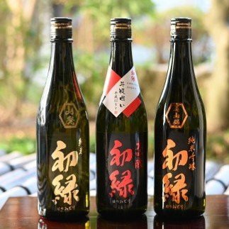 【ふるさと納税】 初緑 3本セット（斗瓶囲い大吟醸・山廃仕込・美山錦 各720ml） 日本酒 大吟醸 山廃仕込 美山錦 蔵元 奥飛騨酒造 下呂温泉 おすすめ 贈答品 贈り物 ギフト プレゼント お歳暮 お中元 父の日 母の日 敬老の日 成人の日 成人式