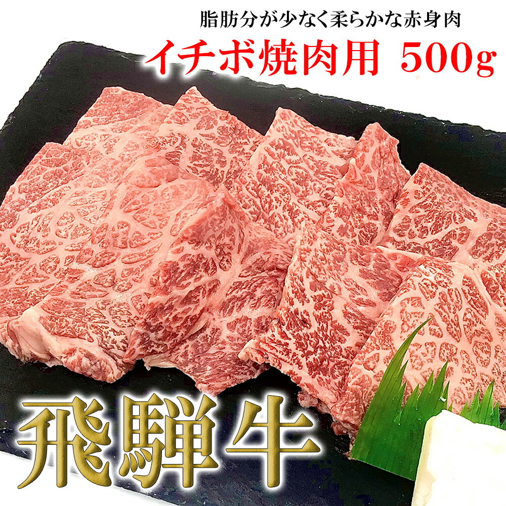 菊の井飛騨牛 イチボ焼肉 500g（4～5人前）飛騨牛 下呂温泉 おすすめ 牛肉 肉 和牛 赤身 人気 ブランド牛 肉ギフト 国産　贈答品 焼肉 やきにく ギフト イチボ　【冷凍】 25000円 岐阜県 下呂市