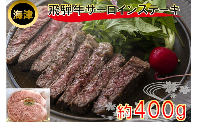 【ふるさと納税】飛騨牛サーロインステ−キ（A5等級）約400g　【牛肉・お肉】