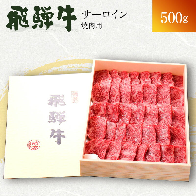 飛騨牛 サーロイン 岐阜県海津市産 焼肉 500g 牛肉 [ 焼き肉 牛 お肉 肉 冷凍 バーベキュー BBQ ]