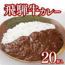 【ふるさと納税】飛騨牛カレー20個セット【1304876】