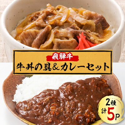 飛騨牛牛丼の具とカレーのセット[配送不可地域:離島]