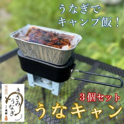 【ふるさと納税】【キャンプ飯】うなぎでキャンプ飯!うなキャン3個セット【配送不可地域：離島・沖縄県..