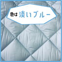 【ふるさと納税】消臭吸汗効果のあるベッドパッド ブルー【1656223】