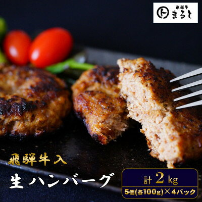 126位! 口コミ数「0件」評価「0.0」飛騨牛入特製生ハンバーグ　100g×20個【配送不可地域：離島】【1721801】