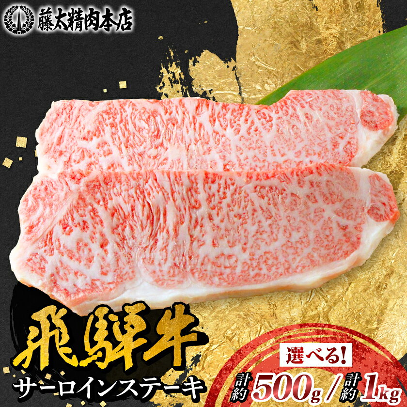 【飛騨牛】サーロインステーキ【計約500g (250g×2枚)/計約1kg (250g×4枚) 】 _ 牛肉 和牛 国産牛 黒毛和牛 ぎゅうにく ステーキ サーロインステーキ 冷凍 お取り寄せ グルメ 冷凍牛肉 ブランド牛肉 バーベキュー 【配送不可地域：離島】【G1420282】