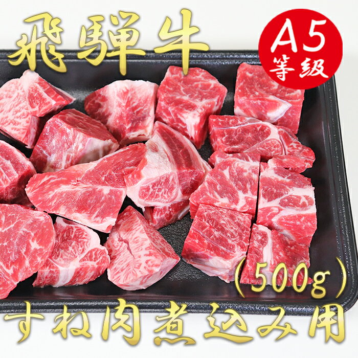 【ふるさと納税】AB-43 A5飛騨牛すね肉煮込み用500g