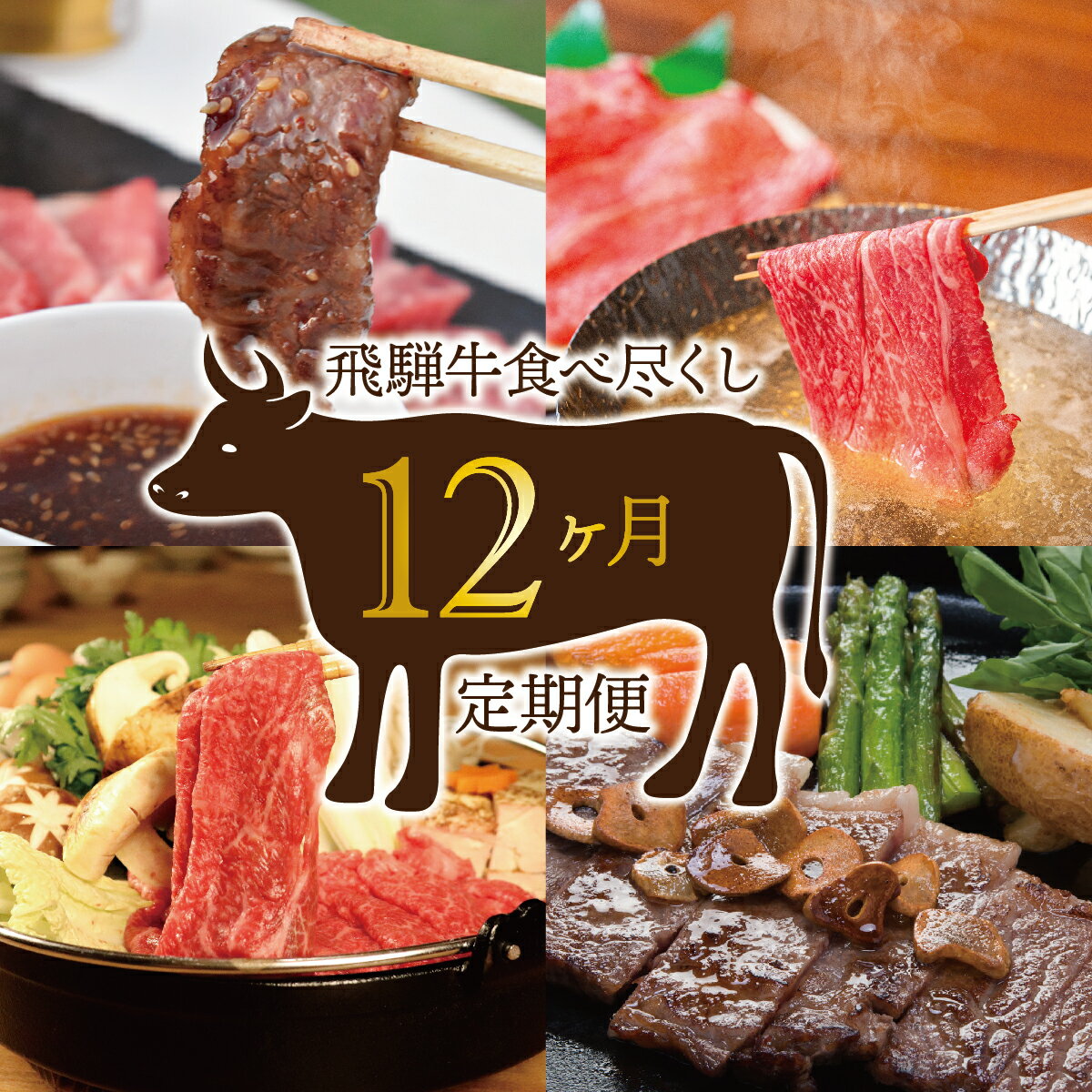 【ふるさと納税】A5等級 飛騨牛 食べ尽くし 12か月コース | 牛 飛騨牛 和牛 牛肉 A5等級 12か月 定期便 豪華 贅沢 家族 贈答品 贈り物 ギフト ...