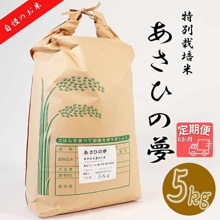 【ふるさと納税】BI-9 【6か月定期便】垂井町産あさひの夢