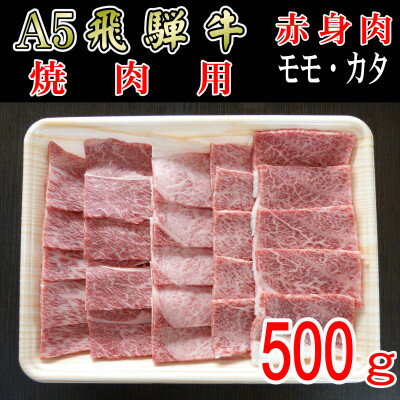 14位! 口コミ数「0件」評価「0」『A5等級』飛騨牛赤身肉焼肉用500g　モモ又はカタ肉【配送不可地域：離島】【1432067】