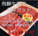 【ふるさと納税】飛騨牛限定2点盛り