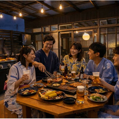 養老の隠れ家心音庵 宿泊・BBQ場共通割引券9000円