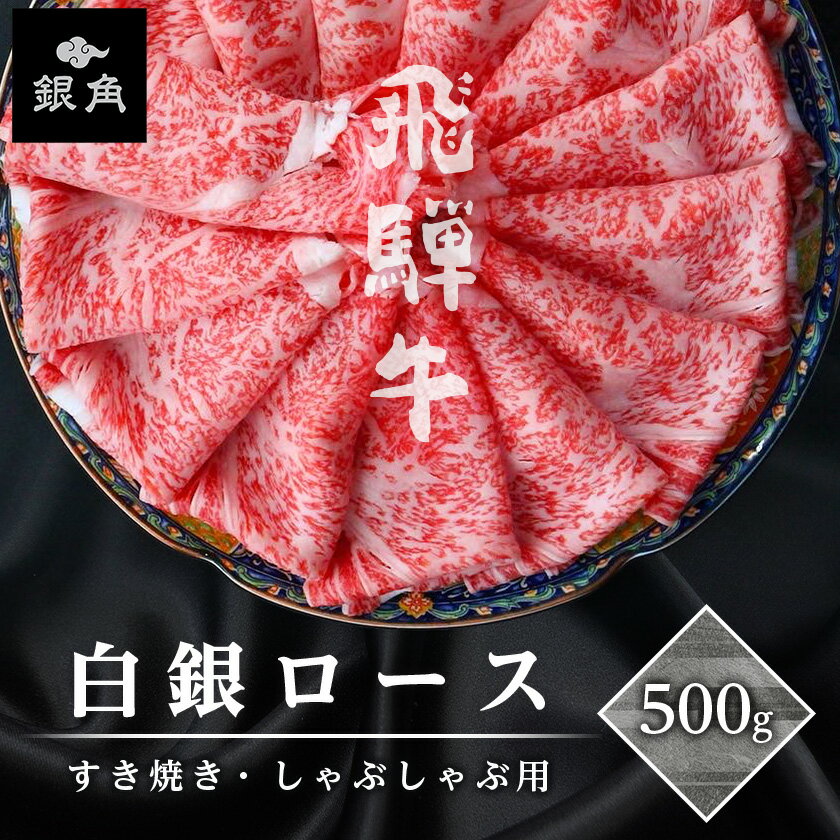 Rakuten - 【ふるさと納税】飛騨牛【白銀ロース】すき焼き・しゃぶしゃぶ用500g【配送不可地域：離島】【1681890】