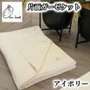 【ふるさと納税】和紙片面パイルガーゼケット　アイボリー　【 寝具 タオルケット 】