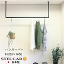 【ふるさと納税】ハンガーバー コの字 W1200H450 ハンガーバー ハンガーパイプ アイアンバー 物干し ブラック 天吊り 天井 ハンギングバー 施主支給 ...