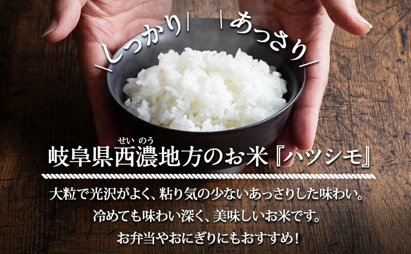 【ふるさと納税】＜ R8年産 先行予約 ＞米 ハツシモ 「高橋米」 白米 10kg×1袋 令和8年産 10キロ お米 精米 ご飯 はつしも ブランド米 大粒 炊飯 お弁当 ふっくら お取り寄せ 送料無料 Takahashi Farm 岐阜県 揖斐川町　お届け：2026年11月より順次発送 f214019-ibigawa-10000019 岐阜県揖斐川町 サンプル画像3