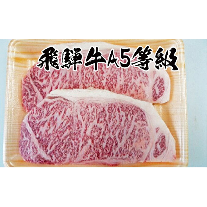 【ふるさと納税】A5等級飛騨牛サーロインステーキ用500g（1枚約250g×2枚）　【サーロイン・お肉・牛肉・ステーキ】