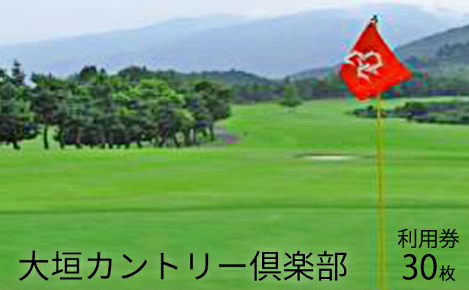 【ふるさと納税】大垣カントリー倶楽部利用券（1000円券×30枚） ゴルフ場利用権 チケット スポーツ