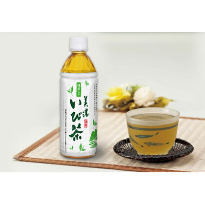 美濃いび茶(抹茶入り）500ml　1ケース24本入　【お茶・緑茶・美濃いび茶】