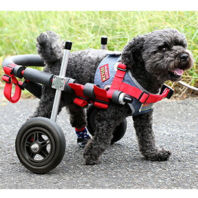 【ふるさと納税】小型犬用二輪車椅子（背丈23～35cm　体重