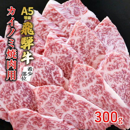 牛肉 飛騨牛 焼肉 希少部位 カイノミ 300g 黒毛和牛 A5 美味しい お肉 牛 肉 和牛 焼き肉 BBQ バーベキュー 【岐阜県池田町】　【 食材 食卓 おうち焼肉 グルメ 柔らかい 脂の旨み 集まり 夕飯 晩御飯 】