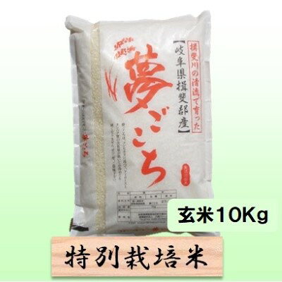 【ふるさと納税】特別栽培米 【 令和8年産 】 玄米 10kg 【 夢ごこち 】　お届け：2026年10月中旬以降発送