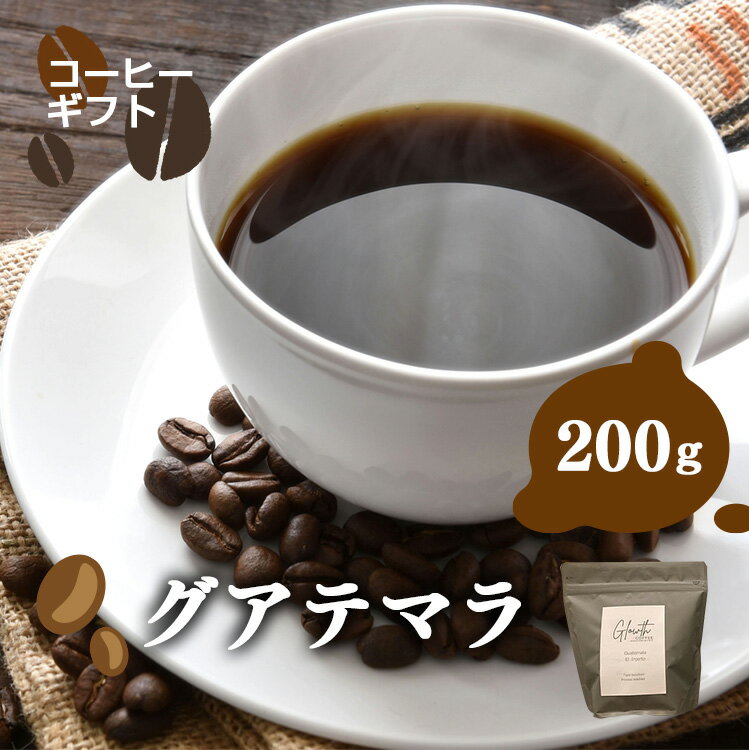 岐阜県北方町産 グアテマラ コーヒー 豆 200g