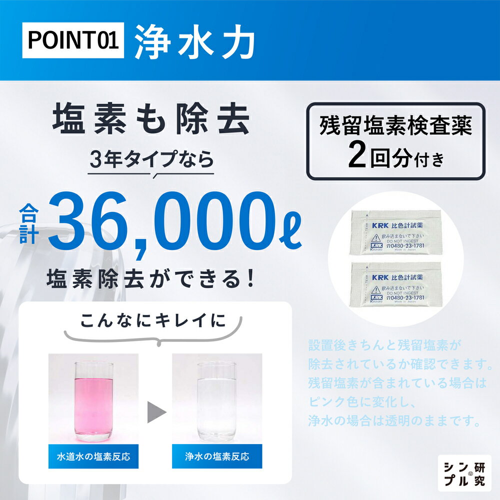 【ふるさと納税】NEW 浄水器 シリーズ累計販売10万台！楽天1位【上位モデル】☆新色 特許 3年間 カートリッジ 交換不要 逆流洗浄付 PFAS 除去 蛇口 取付簡単 据置型浄水器 塩素除去 ドリームバンク ビューク シンプルの研究