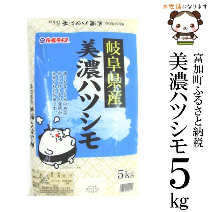 【ふるさと納税】美濃ハツシモ5kg　令和3年度産