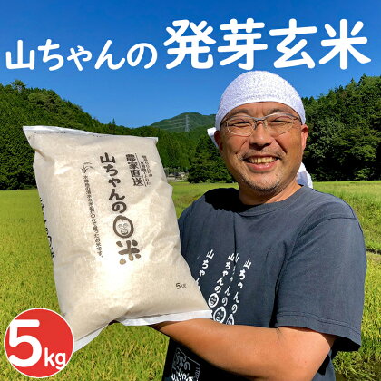 米 お米 玄米 健康米 発芽玄米 農家直送 「山ちゃんの発芽玄米」 5kg 山ちゃん 米農家 送料無料 359