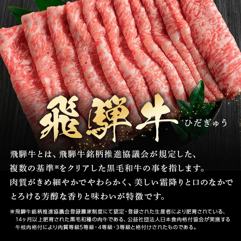 【ふるさと納税】飛騨牛 年末 先行予約 すき焼き しゃぶしゃぶ モモ 赤身 500g スライス 国産 冷蔵 A5 霜降り 黒毛和牛 牛肉 肉 お取り寄せ 年末 限定 数量限定 地域限定 特別配送 年越し お正月 日付指定 時間指定 送料無料