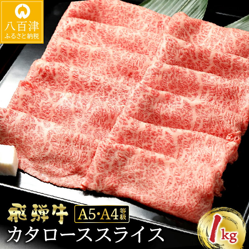 【ふるさと納税】 飛騨牛 カタロース(1kg) しゃぶしゃぶ すき焼き 冷蔵 A4 A5 霜降り 黒毛和牛 和牛 牛肉 肉 日付指定 時間指定 y14-40 送料無料