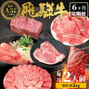 【ふるさと納税】発送月が選べる! 飛騨牛 定期便 全6回 約2kg 2人前 すき焼き しゃぶしゃぶ ステーキ 焼肉 BBQ ロース カタロース ロースステーキ ...