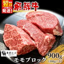 【ふるさと納税】 飛騨牛 モモブロック ローストビーフ 900g 300g×3 牛肉 和牛 肉 焼肉 ステーキ 赤身 赤身肉 牛 鉄板焼き お祝い 贈答 ギフト 贈り物 ふるさと納税 東白川村 岐阜 贅沢 モモ もも肉 養老ミート 33000円 楽天スーパーセール 最速発送