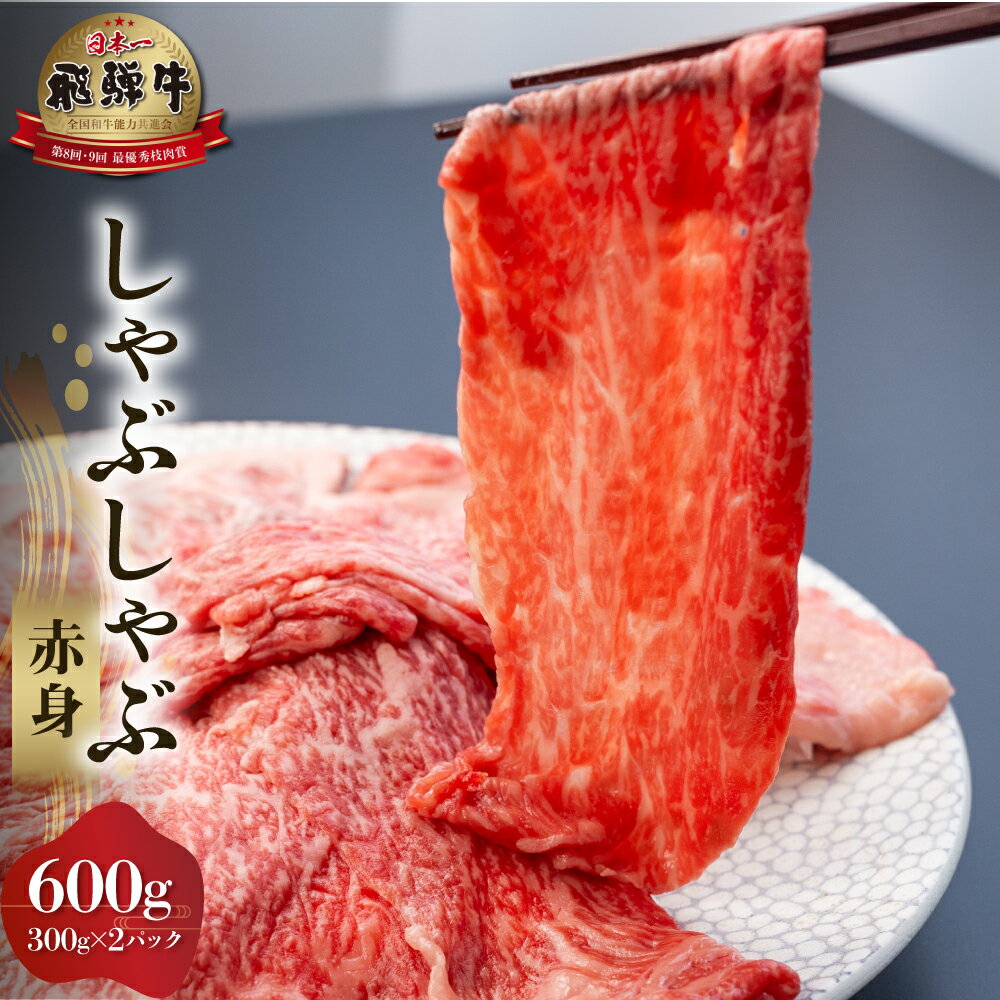 【ふるさと納税】飛騨牛 赤身 しゃぶしゃぶ用 600g ( 300g ×2) 牛肉 国産 焼き肉 A4等級以上 A4 A5 等級 高山米穀 岐阜県 白川村 白川郷 贅沢 冷凍 30000円 [S559]