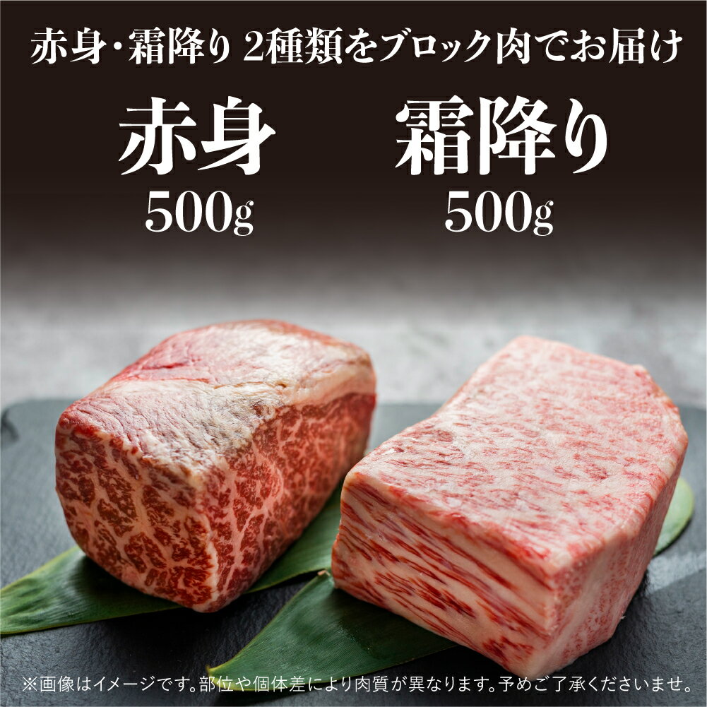 【ふるさと納税】飛騨牛 ブロック肉 1kg 牛肉 ローストビーフ ステーキ 霜降り 500g 赤身 500g 肉 食べ比べ 訳あり 訳アリ 先行予約 部位お任せ 不揃い 真空パック 黒毛和牛 BBQ 焼肉 キャンプ 人気 ランキング 白川村 岐阜県 3万円 30000円 [S090]