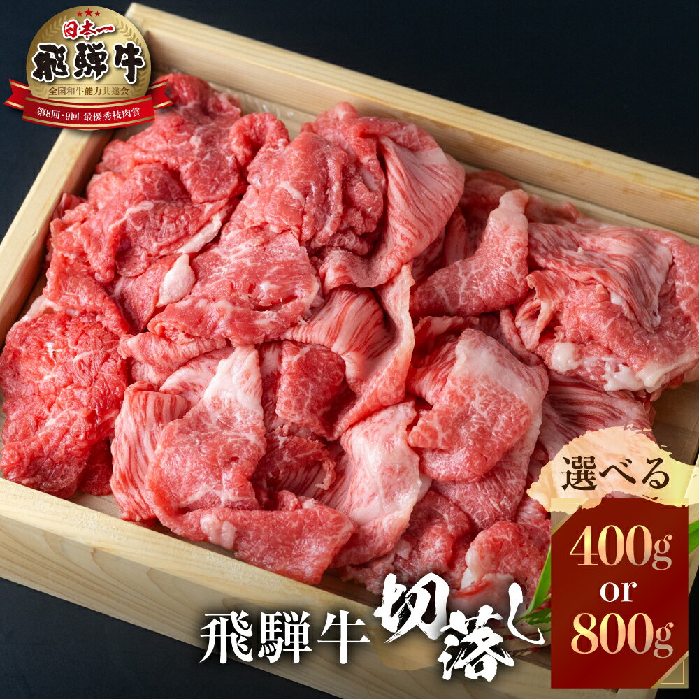 飛騨牛 切り落とし グラム数を選べる 400g 800g 訳あり 不揃い 牛肉 スライス 切落し 和牛 すき焼き すきやき 肉 切り落とし 牛肉 10000円 1万円 20000円 2万円 人気 おすすめ ランキング JAひだ [S049]