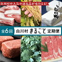 【ふるさと納税】白川郷 まるごと定期便 全6回 お届け 結旨豚ブロック肉 こしひかり 石豆富 飛騨牛ブロック肉 ブロッコリー 飛騨牛ローススライス 6種類 74000円 [S250]･･･