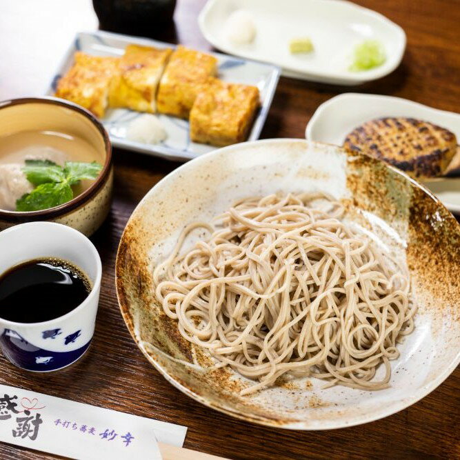 【ふるさと納税】お蕎麦のコース料理食事券 1名様分 手打ちそば 白川郷 8割そば 蕎麦 妙幸 そば料理 白川郷 国産そば粉使用 岐阜県 15000円[S007]その2