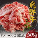 【ふるさと納税】飛騨牛 リブロース 切り落とし 800g スライス 切落し 和牛 すき焼き すきやき しゃぶしゃぶ 鍋 牛丼 料理 肉 お肉 牛肉 おすすめ 駿...