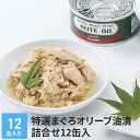 【ふるさと納税】特選まぐろオリーブ油漬詰合せ 12缶入 【加...