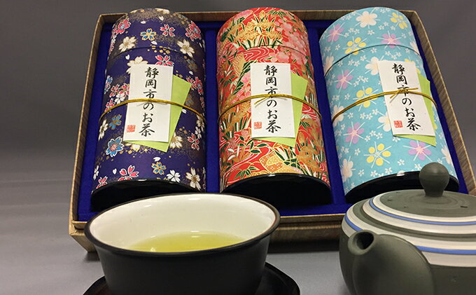 【ふるさと納税】静岡市のお茶 3缶×2セット　【お茶・緑茶】