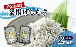 【ふるさと納税】用宗港直送釜揚げしらす（280g×2パック） シラス 釜揚 釜揚げ パック 新鮮 冷蔵　【 魚 魚介 魚介類 海鮮 海の幸 しらす 】 画像1