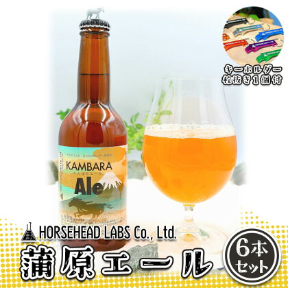 蒲原エール 6本セット (キーホルダー栓抜き付き) HORSEHEAD LABS クラフトビール ご当地ビール 地ビール お酒 ビール　【 アルコール 家飲み 晩酌 バーベキュー BBQ 瓶ビール 】