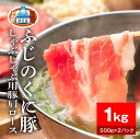 【ふるさと納税】【内容量が選べる】静岡県産ふじのくに豚肩ロースしゃぶしゃぶ用1kg~2kg(500g×2~4パック)【配送不可:離島】 | 肉 お肉 にく 食品 人気 おすすめ 送料無料